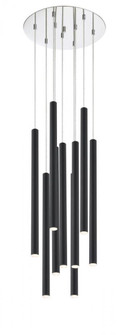 9 Light Chandelier (276|917MP24-MB-LED-9RCH)