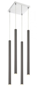 4 Light Chandelier (276|917MP24-PBL-LED-4SCH)
