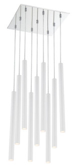 9 Light Chandelier (276|917MP24-WH-LED-9SCH)