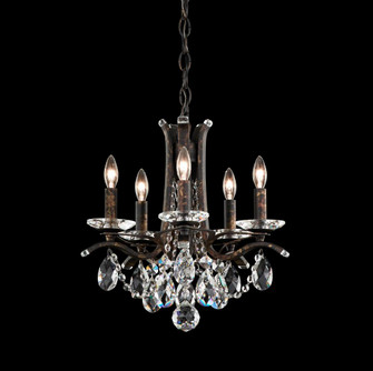 Vesca 5 Light 120V Chandelier in Antique Silver with Clear Heritage Handcut Crystal (168|VA8304N-48H)