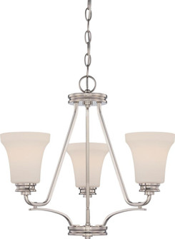 Cody - 3 Light Chandelier with Satin White Glass - LED Omni Included (81|62/429)