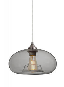 Besa Pendant For Multiport Canopy Bana Satin Nickel Smoke 1x4W LED Filament (127|J-BANASM-EDIL-SN)