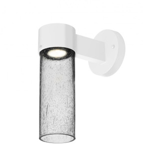Besa, Juni 10 Outdoor Sconce, Clear Bubble, White Finish, 1x4W LED (127|JUNI10CL-WALL-LED-WH)