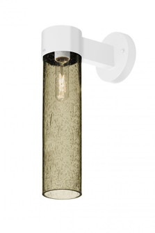 Besa, Juni 16 Outdoor Sconce, Latte Bubble, White Finish, 1x60W Medium Base (127|JUNI16LT-WALL-WH)