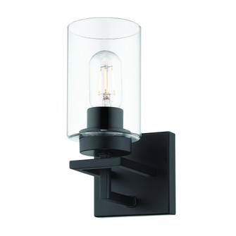 Golden Lighting Tribeca 1-light Vanity in Matte Black (36|6070-BA1 BLK-BLK)