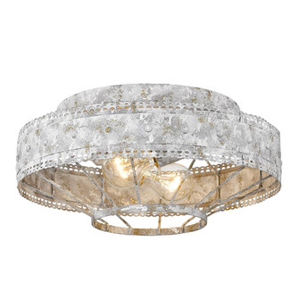 Wry Lighting Ferris 2-light Flush Mount in Oyster (36|7856-FM OY)