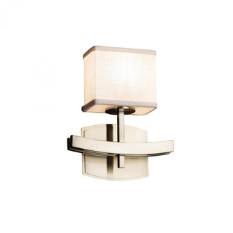 Archway ADA 1-Light Wall Sconce (254|FAB-8597-55-WHTE-NCKL)