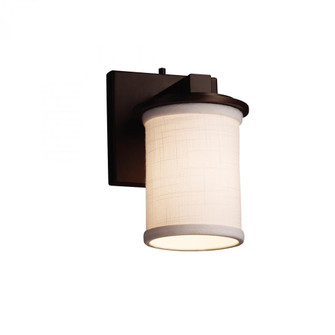 Dakota 1-Light Wall Sconce (254|FAB-8771-10-WHTE-DBRZ)