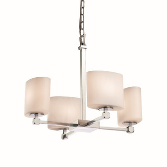 Tetra 5-Light Chandelier (254|FSN-8420-30-OPAL-CROM)