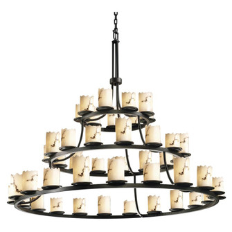 Dakota 45-Light 3-Tier Ring Chandelier (254|FAL-8714-12-DBRZ)