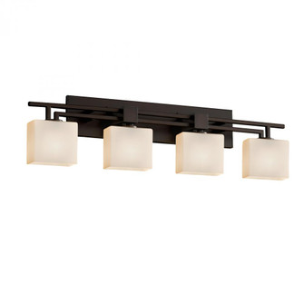 Aero 4-Light Bath Bar (254|FSN-8704-55-OPAL-DBRZ)