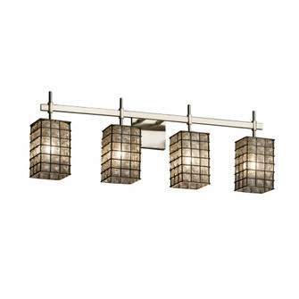 Union 4-Light Bath Bar (254|WGL-8414-15-GRCB-NCKL)