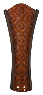 22'' CONCAVE CARVED BLADE W/WOVEN BAMBOO: WALNUT - SET (90|B5270WA)