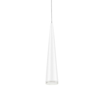 Mina 12-in White LED Pendant (461|401214WH-LED)