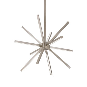 Sirius Minor 20-in Brushed Nickel Dimmable LED Chandelier (461|CH14220-BN)