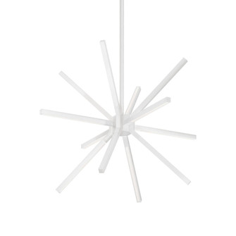 Sirius Minor 20-in White Dimmable LED Chandelier (461|CH14220-WH)