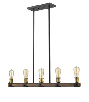 5 Light Linear Chandelier (276|472-5L-RM)