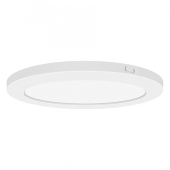 Dual Voltage LED Flush Mount (7|20838LEDD-WH/ACR)