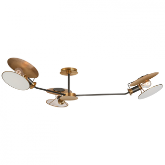 Osiris Large Asymmetric Semi-Flush Mount (279|TOB 4291BZ/HAB-L)