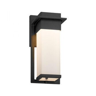 Pacific Small Outdoor LED Wall Sconce (254|FSN-7541W-OPAL-MBLK)