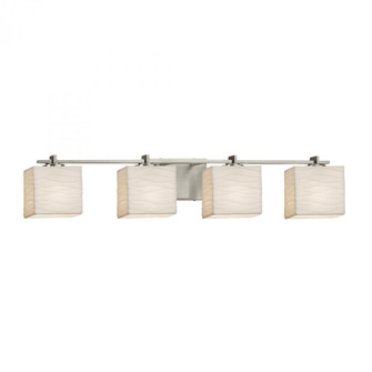 Era 4-Light Bath Bar (254|PNA-8444-55-WAVE-NCKL)
