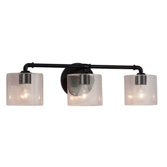 Bronx 3-Light Bath Bar (254|FSN-8463-30-SEED-MBLK)