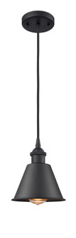 Smithfield - 1 Light - 7 inch - Matte Black - Cord hung - Mini Pendant (3442|516-1P-BK-M8)
