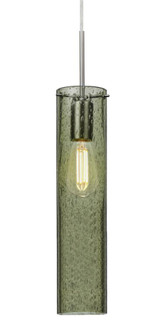 Besa, Juni 16 Cord Pendant, Moss Bubble, Satin Nickel, 1x4W LED Filament (127|1JT-JUNI16MS-EDIL-SN)