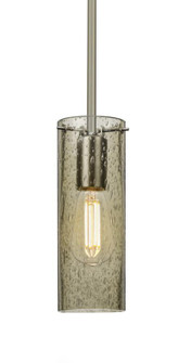 Besa, Juni 10 Stem Pendant, Latte Bubble, Satin Nickel, 1x4W LED Filament (127|1TT-JUNI10LT-EDIL-SN)
