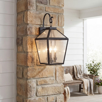 Woodstock 3-Light Outdoor Wall Lantern in Black (128|5-101-BK)
