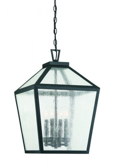 Woodstock 4-Light Outdoor Hanging Lantern in Black (128|5-104-BK)
