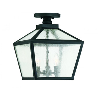 Woodstock 3-Light Outdoor Ceiling Light in Black (128|5-105-BK)