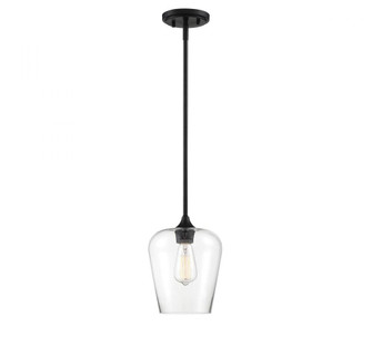 Octave 1-Light Pendant in Black (128|7-4036-1-BK)