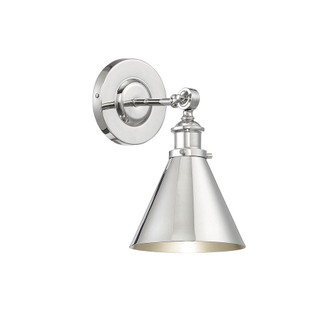 Glenn 1-Light Adjustable Wall Sconce in Polished Nickel (128|9-0901-1-109)