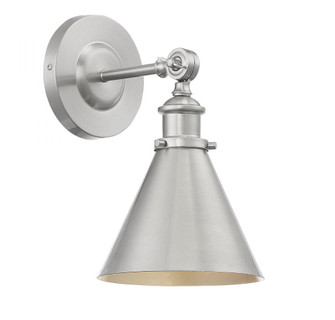 Glenn 1-Light Adjustable Wall Sconce in Satin Nickel (128|9-0901-1-SN)