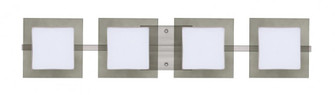Besa Wall Alex Satin Nickel Opal/Smoke 4x5W LED (127|4WS-7735SM-LED-SN)