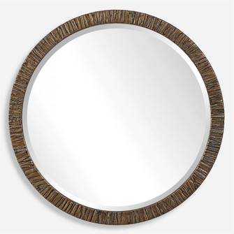 Uttermost Wayde Gold Bark Round Mirror (85|09459)