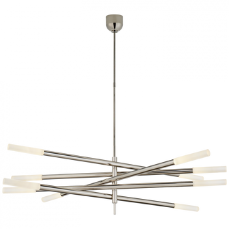 Rousseau Grande Ten Light Articulating Chandelier (279|KW 5587PN-EC)