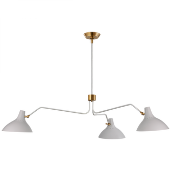 Charlton Large Triple Arm Chandelier (279|ARN 5006WHT)