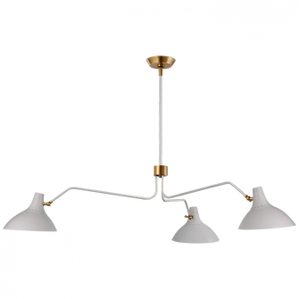 Charlton Large Triple Arm Chandelier (279|ARN 5006WHT)