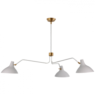 Charlton Large Triple Arm Chandelier (279|ARN 5006WHT)