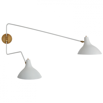 Charlton Large Double Wall Light (279|ARN 2072WHT)