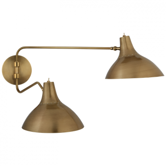 Charlton Medium Double Wall Light (279|ARN 2071HAB)