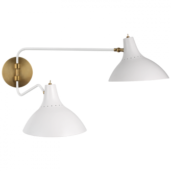 Charlton Medium Double Wall Light (279|ARN 2071WHT)