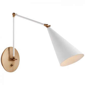 Clemente Double Arm Library Sconce (279|ARN 2912WHT)