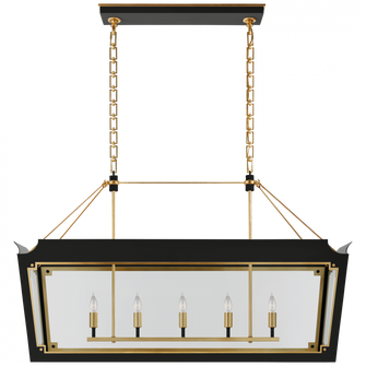 Caddo Medium Linear Lantern (279|JN 5023MBK/G-CG)