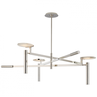 Melange Large Floating Disc Chandelier (279|KW 5602PN-ALB)