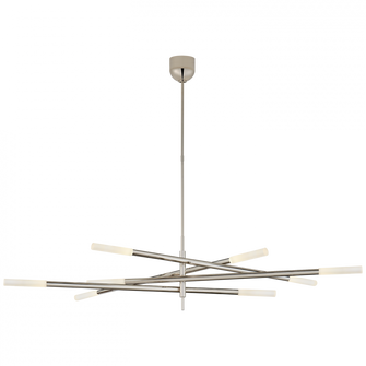 Rousseau Grande Eight Light Articulating Chandelier (279|KW 5589PN-EC)