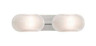 Besa, Cabo Vanity, Frost/Bubble, Satin Nickel Finish, 2x9W LED (127|2WT-962759-LED-SN)