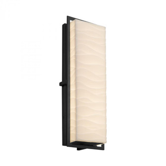 Avalon Large ADA Outdoor/Indoor LED Wall Sconce (254|PNA-7564W-WAVE-MBLK)